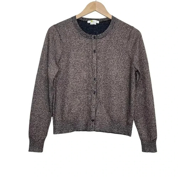 Boden Bronze Metallic Button Front Cardigan Size 10 - Picture 5 of 5